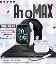 Montre Connectée A10 Max + Écouteurs Pro 3
