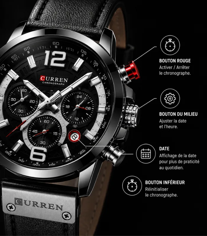 CURREN Prestige Black Edition™ – Image 4